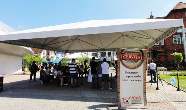 Entrada do Festival da Cerveja em Blumenau