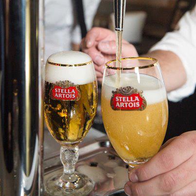 Taças da cerveja Stella Artois