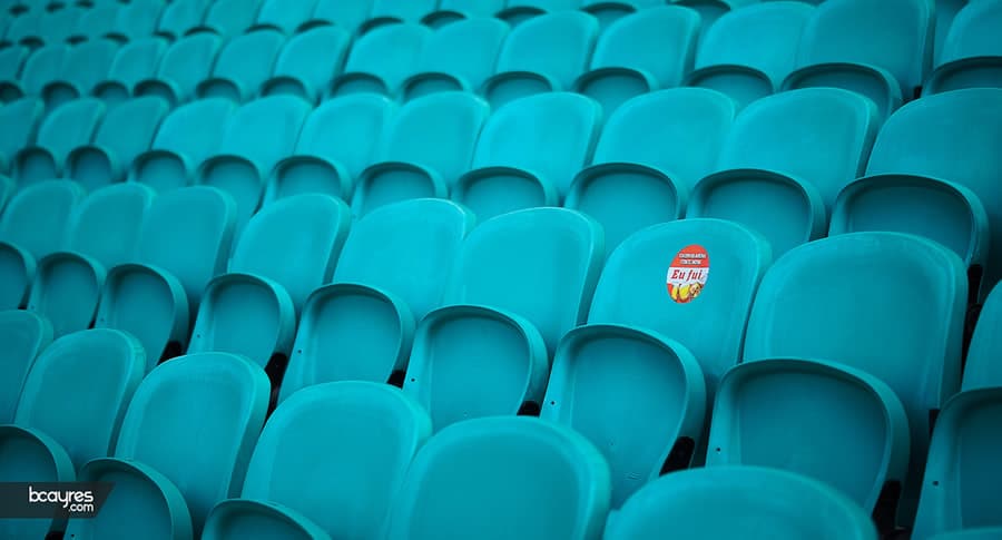 Cadeiras do Estádio da Itaipava