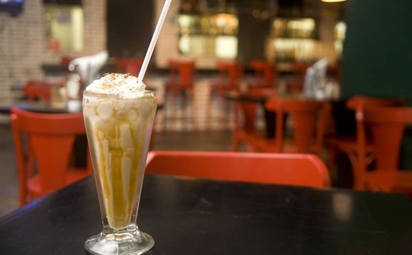 milk shake de cerveja