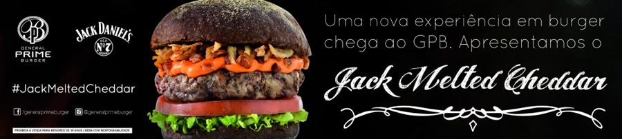 Hambúrguer com Cheddar de Jack Daniels