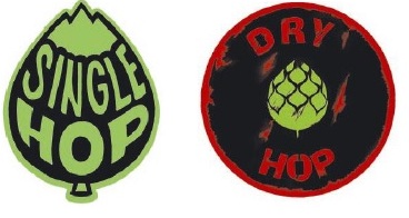 Símbolos Single Hop e Dry Hop