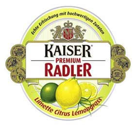 Rótulo da Kaiser Radler