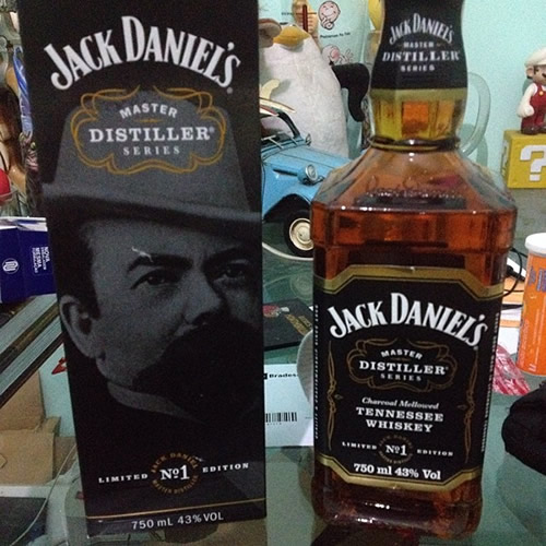 Garrafa do Jack Daniel's Número 1