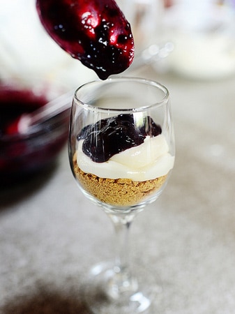 Cheesecake de Cereja e Whisky