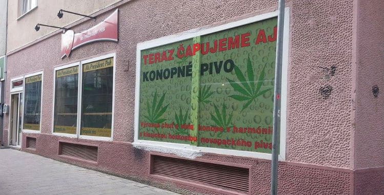 Cervejaria que vende a cerveja de maconha