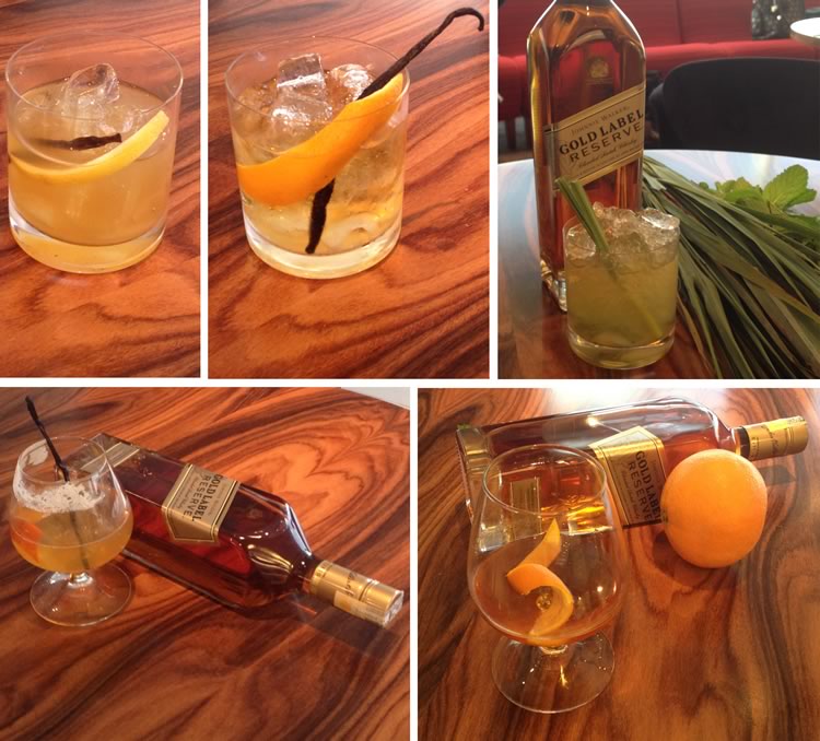 Primeira etapa dos drinks do Diageo World Class Competition