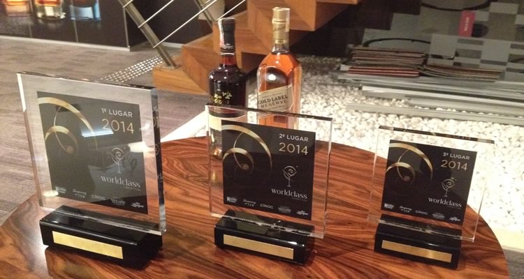 Troféus do Diageo World Class Competition