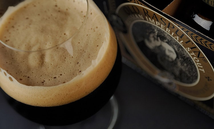 Top 10 cervejas: Garrafa da Rasputin Russian Imperial Stout