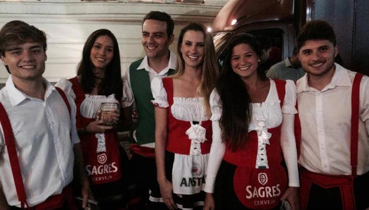 Equipe da Sagres e Amstel