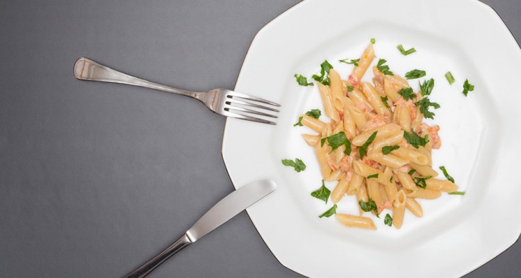 Thumb do artigo Penne com Vodka e Salmão Defumado