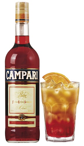 Garrafa de Campari