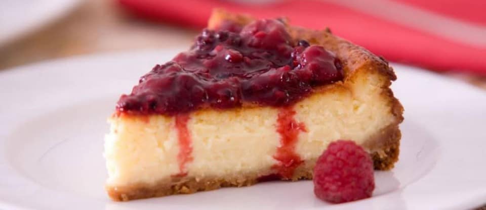 Cheescake de Framboesa com Vodka