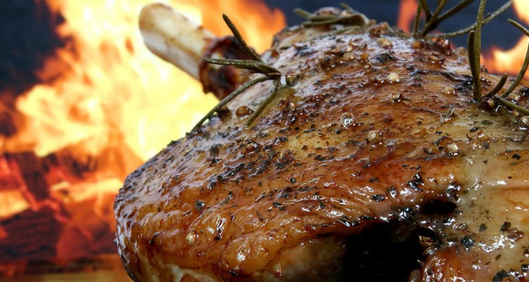 Thumb do artigo Churrasco de pernil de porco no vinho