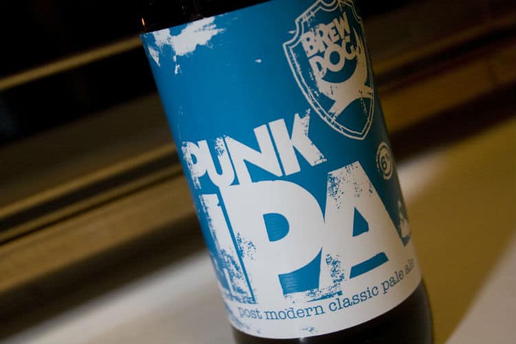 Garrafa da cerveja Brewdog Punk IPA