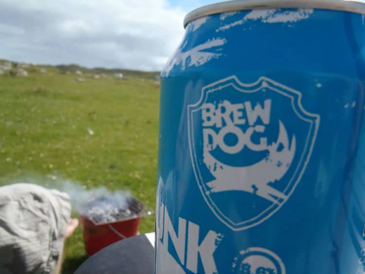 Lata da cerveja Brewdog Punk IPA