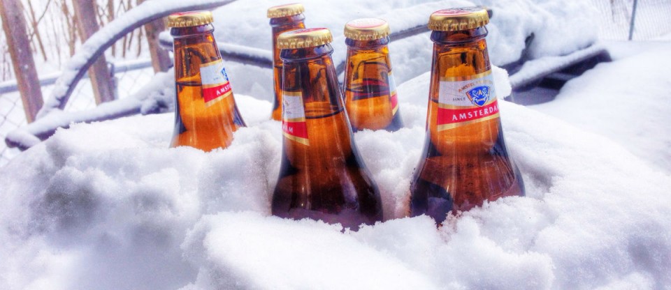 cerveja na neve