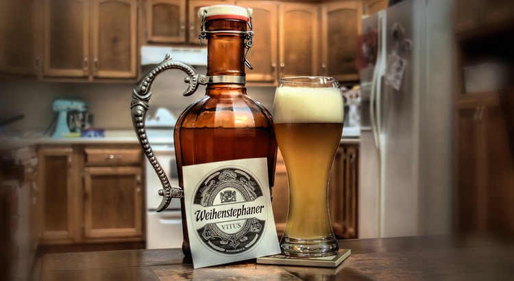 Garrafa da cerveja Weihenstephaner Vitus