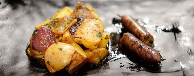 Linguiça de cordeiro com batatas do MasterChef