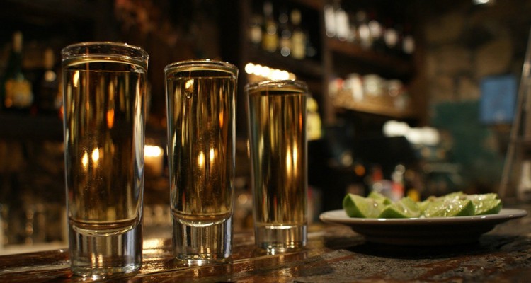 shots de tequila