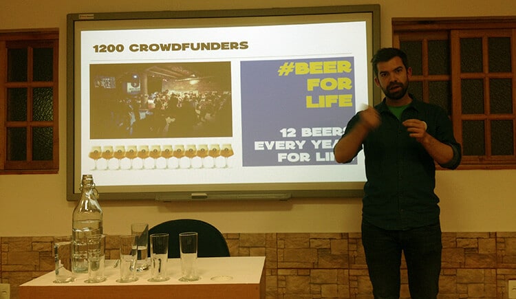 Sébastien Morvan, um dos criadores do Brussels Beer Project.