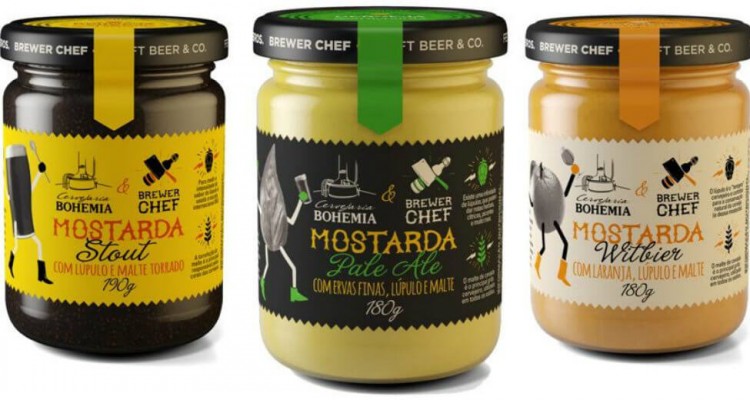 Thumb do artigo Bohemia lança linha de mostardas cervejeiras