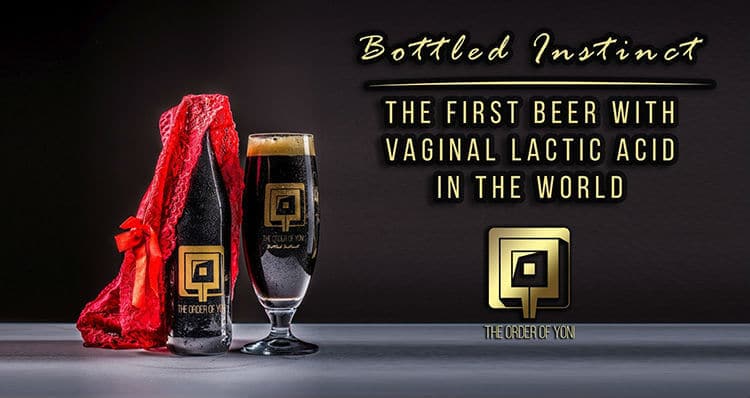calcinha em cima da cerveja com levedura vaginal