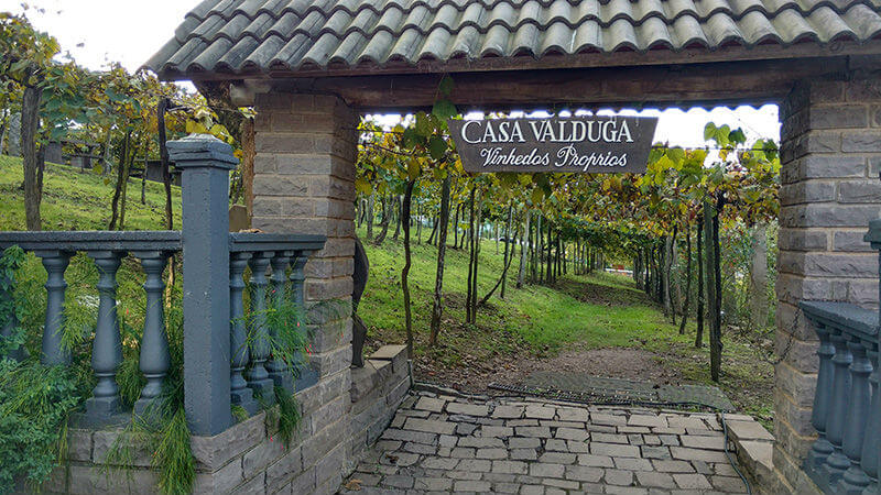 entrada da casa valduga