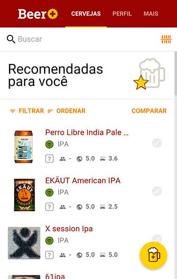 print da home no Beer Plus