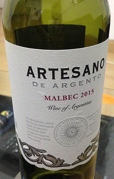 vinho Artesano malbec