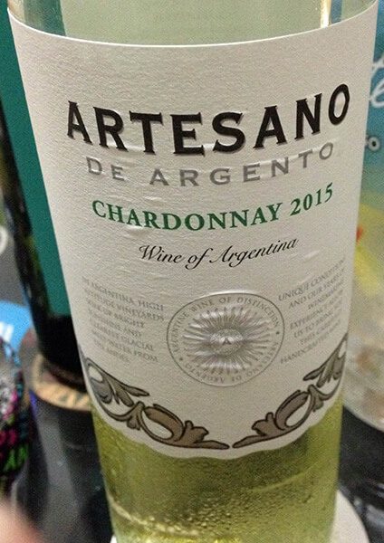 vinho branco Artesano chardonnay