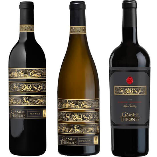 Vinhos oficiais de Game of Thrones