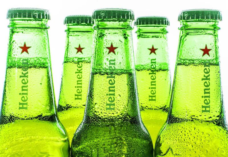 garrafas de heineken