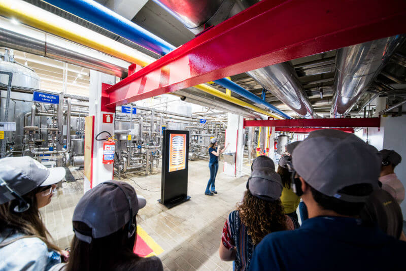 tour cervejeiro da Ambev