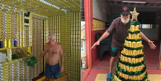 Skol presenteia fã com Arvore de Natal de latinhas » Papo de Bar Skol presenteia fã com Arvore de Natal de latinhas » Papo de Bar