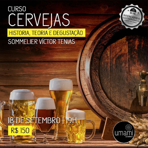 curso cerveja Intercâmbio gastronômico