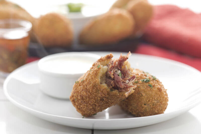 Croquete de carne seca