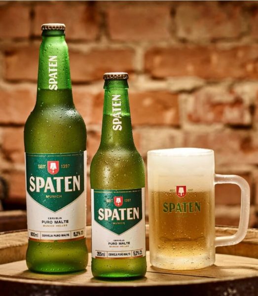 Spaten garrafas e caneca