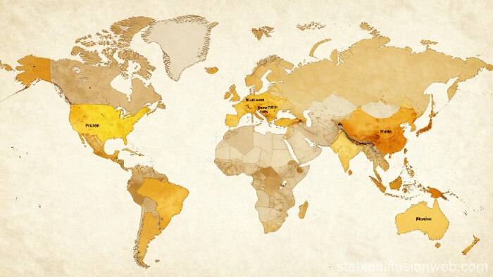 mapa mundi cervejeiro